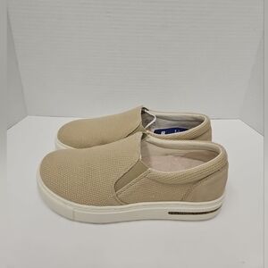 Birkenstock Women's Beige Slip-On Sneakers